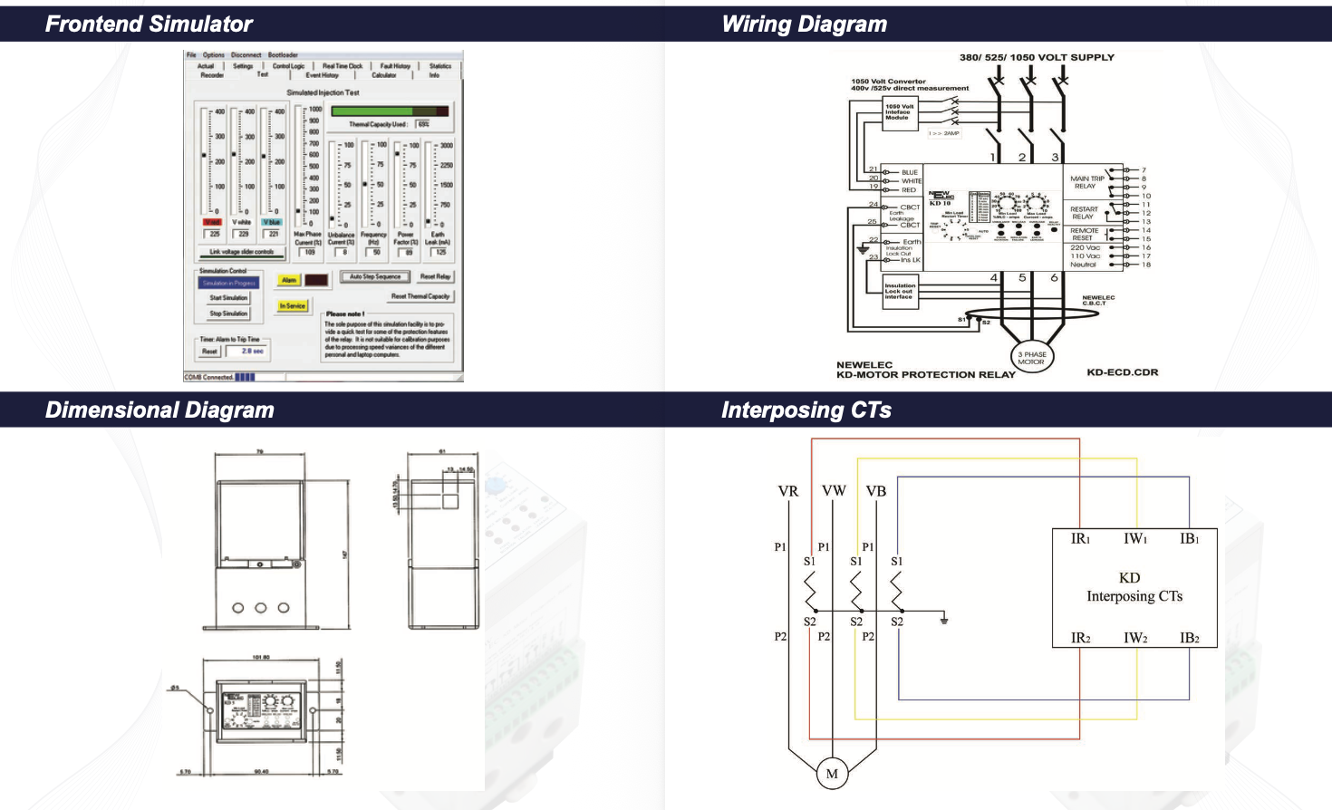 KD Series Relay Diagrams